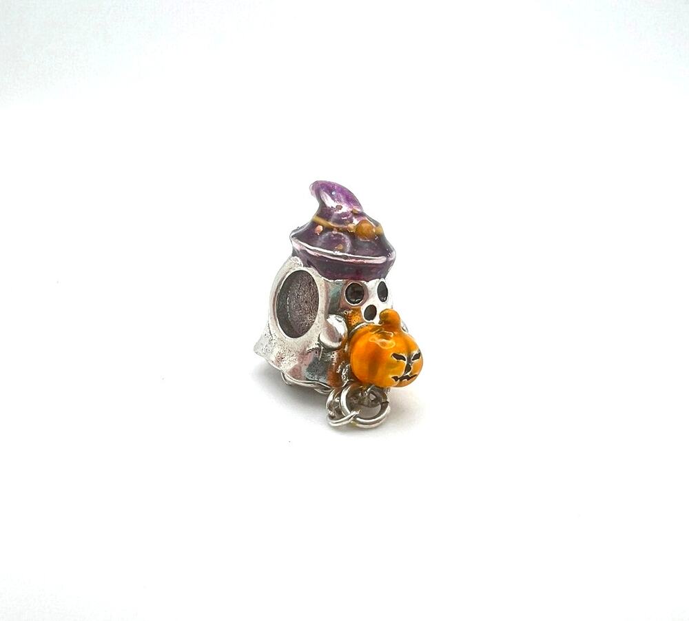 NEW Halloween Ghost Detachable Pumpkin Charm for European Bracelet